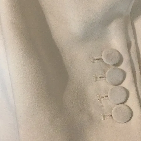 Express Size Small Cream Double Button Blazer Jacket. Preloved - Image 7