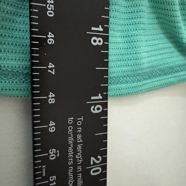 Lululemon Run Times Tank Top Size 4 Teal Built in Sports Bra Yoga Running Gym - Image 14