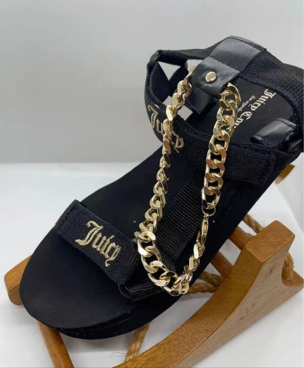 Eleyna Chain Platform Sandals - Image 9
