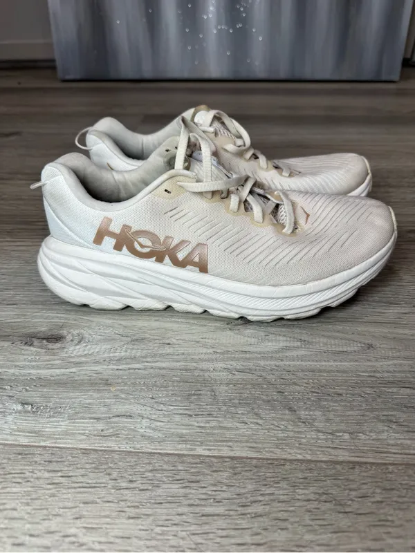 Hoka Women’s Rincon 3 Eggnog Rose Gold - Image 3