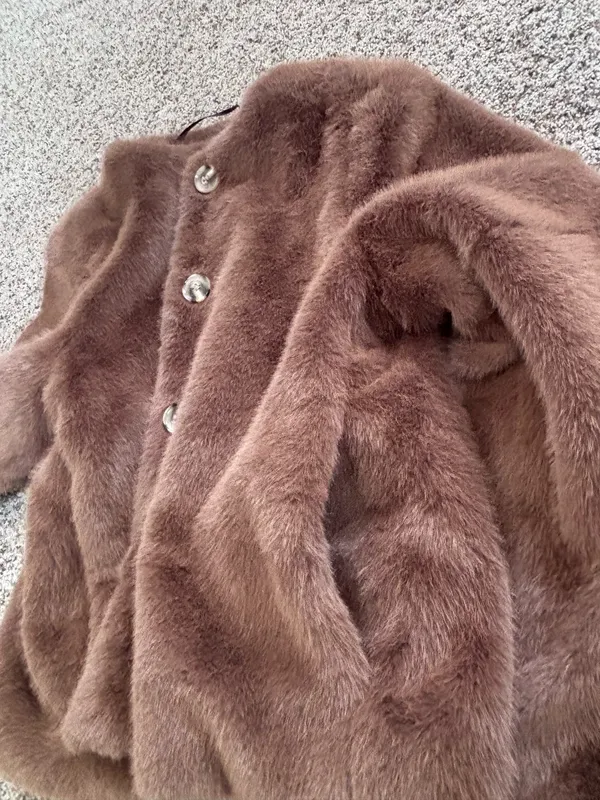 H&M Faux Fur Jacket - Image 3