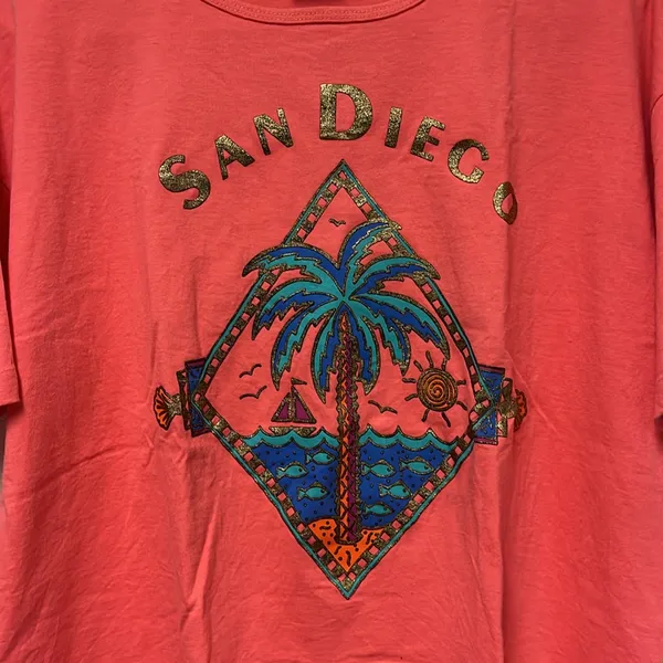 VINTAGE P.S.I. Printed Sportswear Inc. San Diego Graphic Tee - Image 8