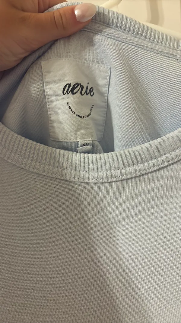 Aerie Crewneck Oversized Sweatshirt - Image 3