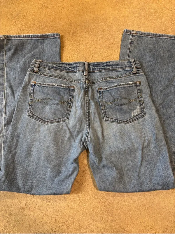 Abercrombie & Fitch Light Blue Flare Jeans - Image 2