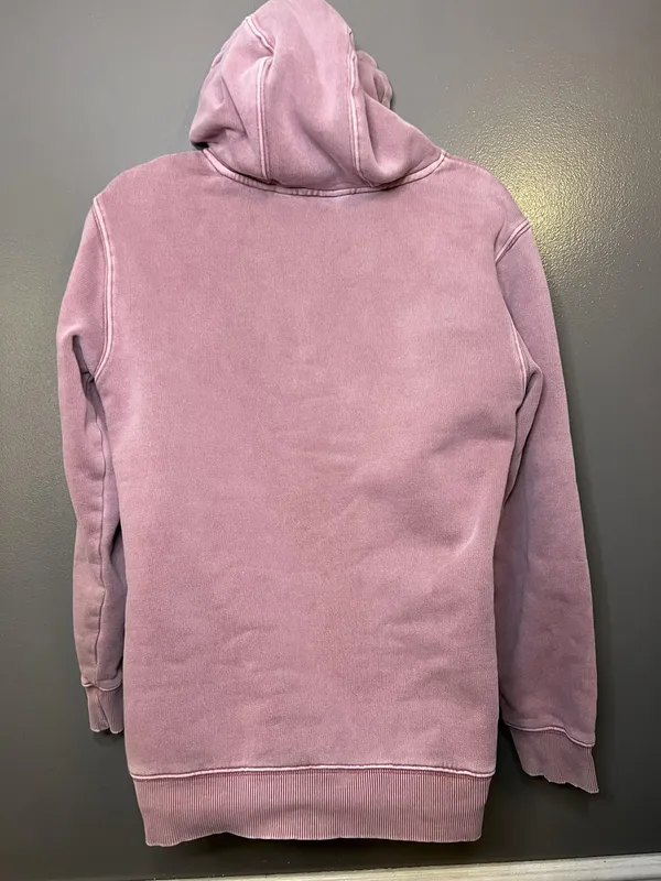 GOAT USA Hoodie Sweatshirt Womens XS Pink Embroidered Logo Fleece Pullover - Image 7