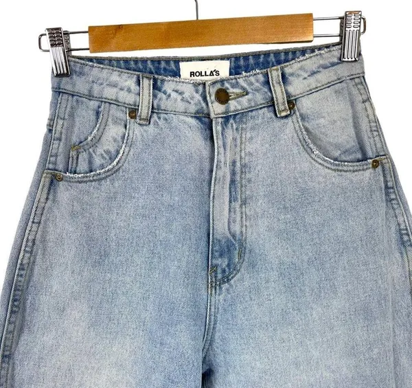 ROLLA’S Elle Super High-Rise Relaxed Jeans in G’Day Mate Wash Size 24 - Image 6