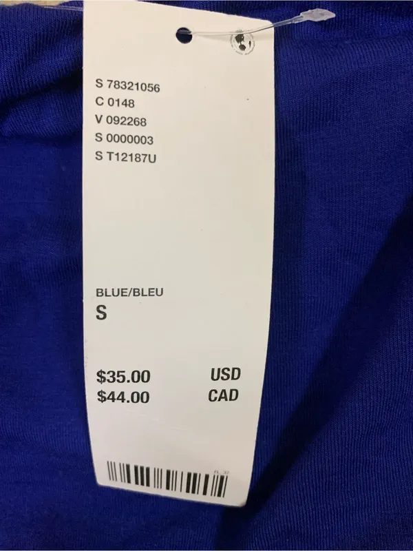 Urban Outfitters Blue Wrap Tie Bandeau Crop Top S Y2K Festival Boho Beach - Image 4