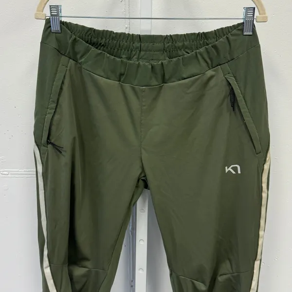 Kari Traa Thale Training Pant Women's‎ Olive Green High Rise Outdoor Tapered Med - Image 3