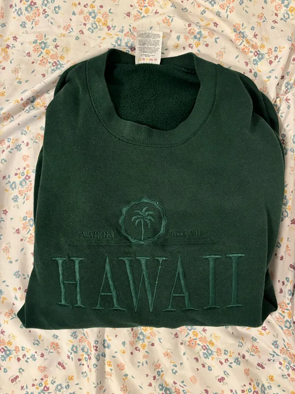 Sweatshirt Green Size oversized fit - Image 2