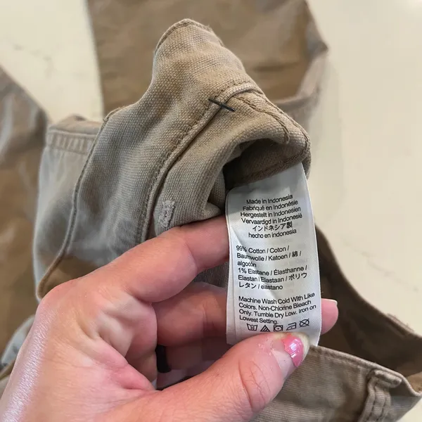 Madewell The '90s Straight Utility Pant in Garment-Dyed Canvas Size 25‎ - Image 9