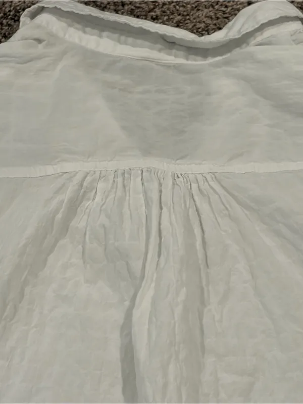a.n.a White Button-Front Shirt with Tortoiseshell Button - Image 7