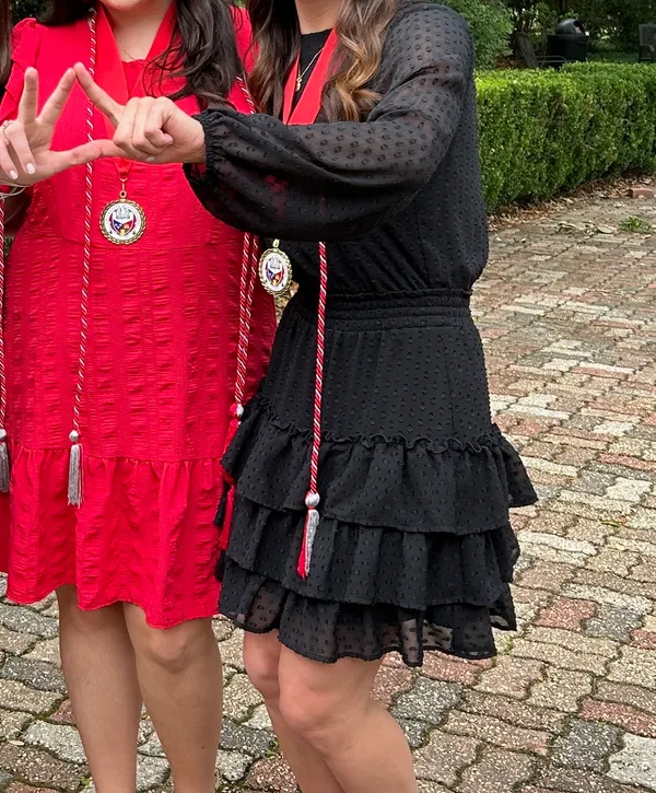 Long Sleeve Black Dress - Image 2