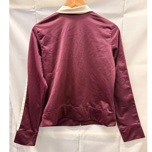 Juicy Couture Vintage 2000s Retro‎ Burgendy Varsity Jacket Size Large - Image 2