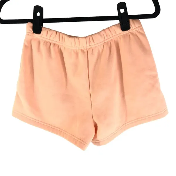 Fabletics Womens Go-To Slim Sweatshort Pull On Pockets Gaia Orange XS - Image 4