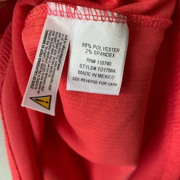 Emelia sz S red strapless sleeveless cute tank‎ top - Image 6
