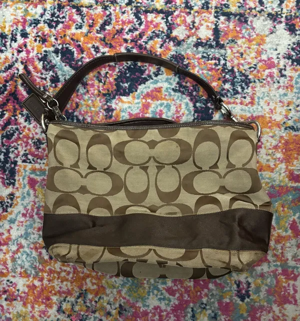 Coach Bag Leather Vintage Brown - Image 2