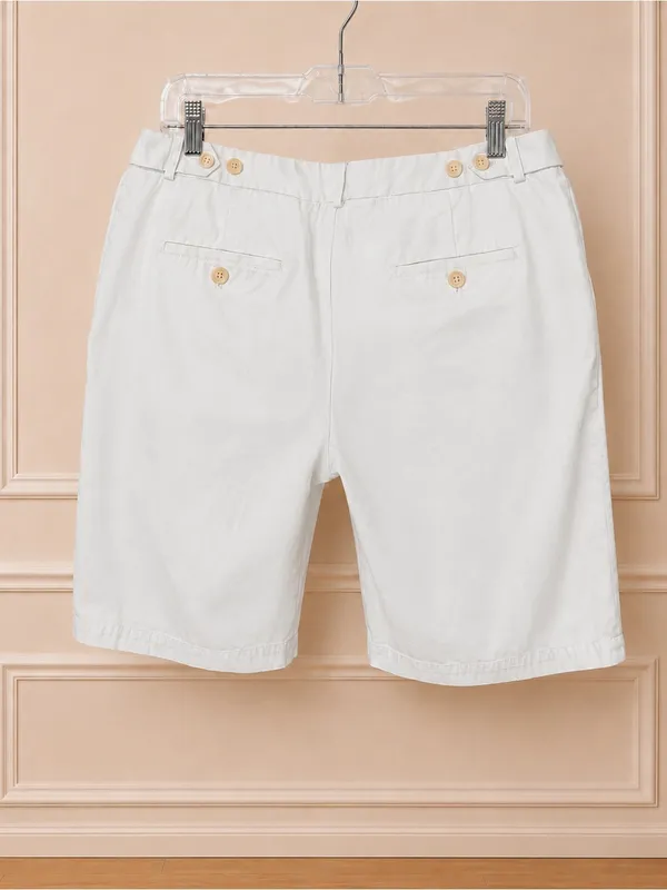 Talbots White Bermuda Shorts Size 10 Classic Chino Preppy Nantucket Coastal Chic - Image 4