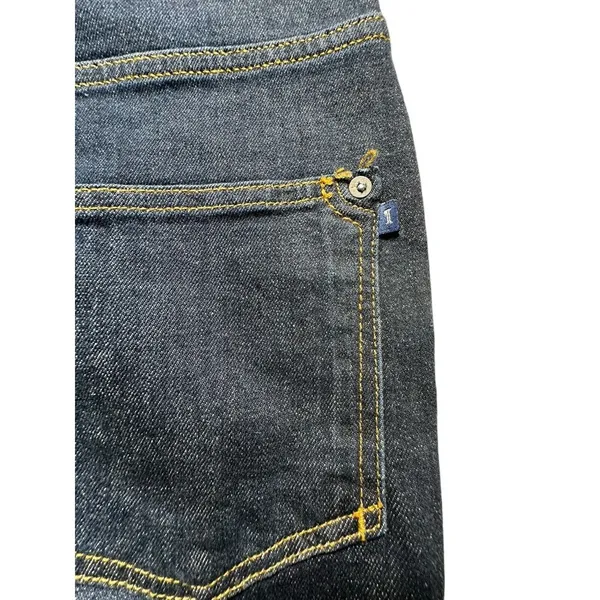 NWT PILCRO Anthropologie 28 Split Hem Straight Leg Jeans Stretch High Rise R11-7 - Image 15