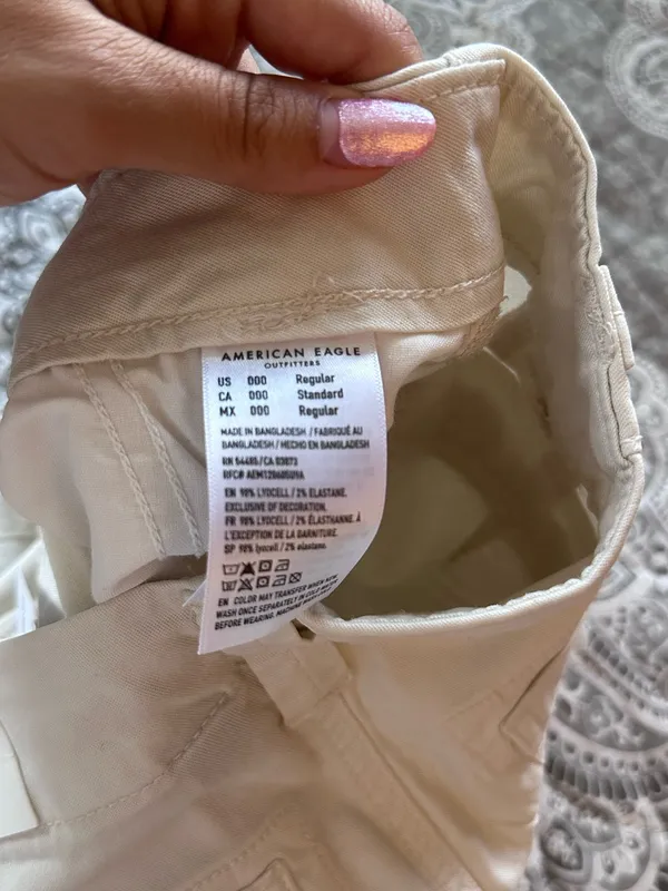 American Eagle Dreamy Drape Cargo Pants - Image 8