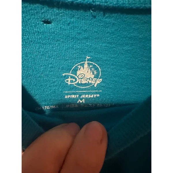 NWOT Disney Parks Disneyland Neon Blue and Green Spirit Jersey M - Image 3