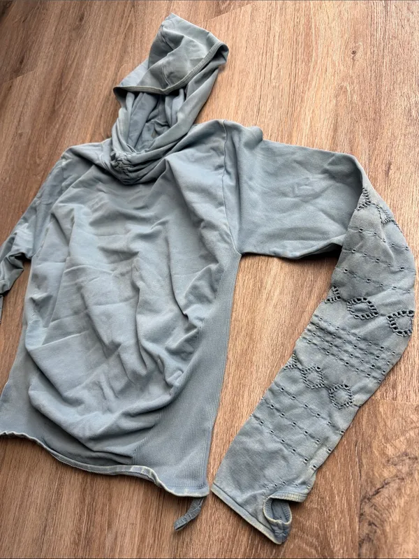 Free People Movement Good Karma Hoodie Top w/Thumbhole Size M/L - Image 7