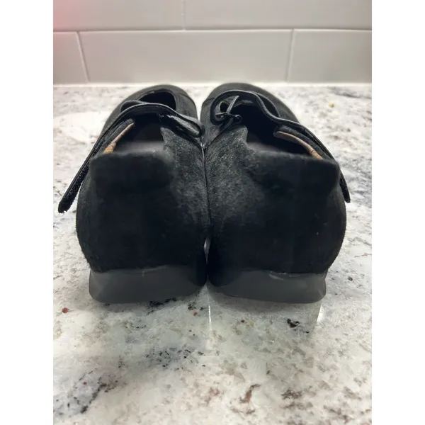 Wolky 42 Black Passion Mary Jane Goat Suede Leather US 11.5 Walking Shoe Comfort - Image 7