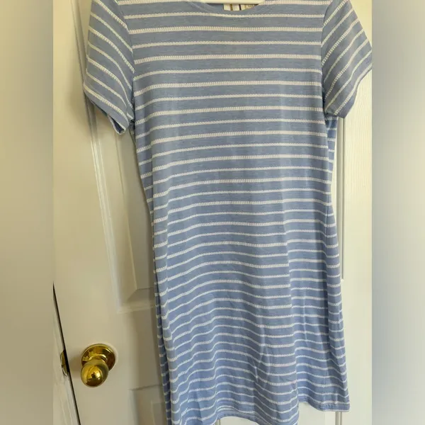 STS sail to sable blue and white striped dress - Image 8
