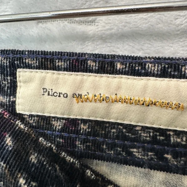Pilcro‎ Anthropologie Womens Serif Fit Corduroy Pants 27 Textured Geometric Soft - Image 4