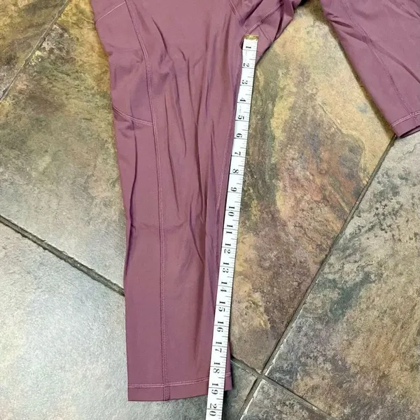 Crz Yoga Women’s Lavender High Rise Phone Pocket Activewear Leggings - Image 6