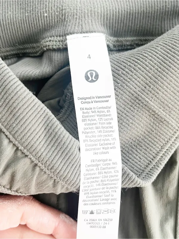 Lululemon Army Green Dance Studio High-Rise Shorts - Image 7