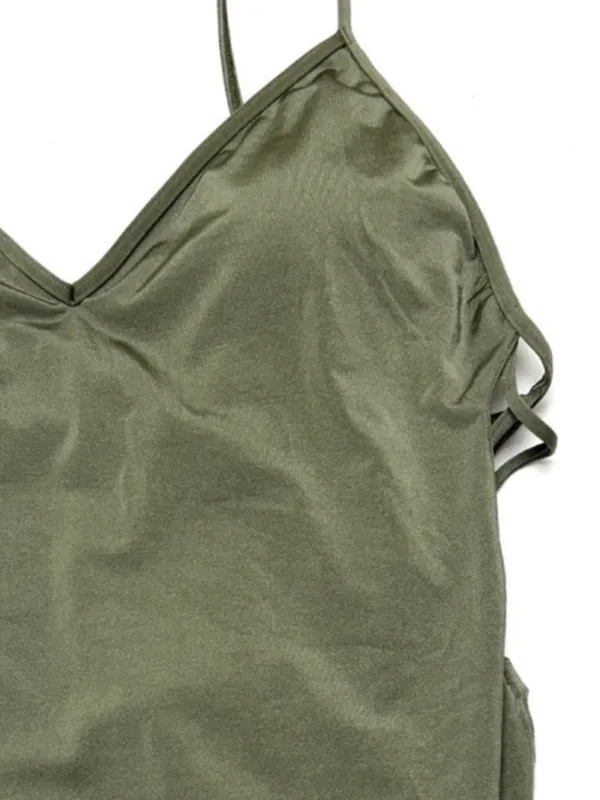 NWT Abercrombie One Piece Original Cheeky lace up tie sides swimsuit size XL NEW - Image 3