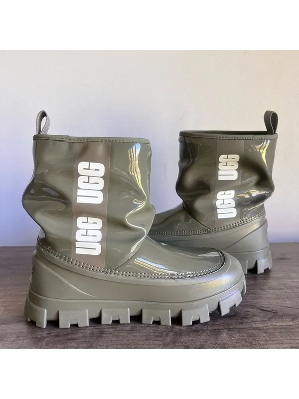 Ugg NEW Women's Classic Brella Mini Water Repellant Boot Size 8 #459 - Image 6