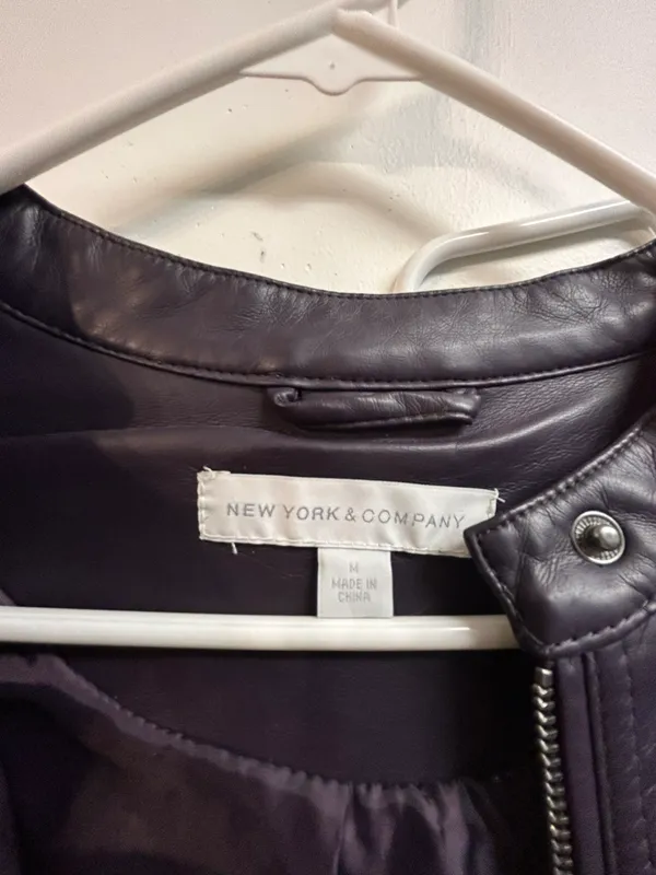 New York & Co. Faux Leather Jacket - Image 2