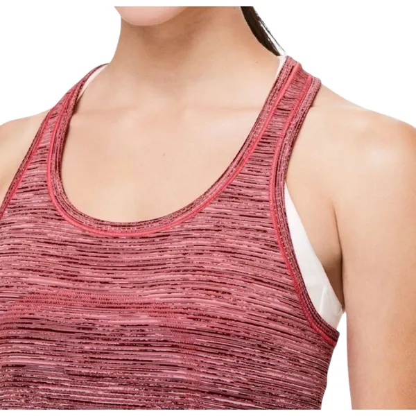 Lululemon Swiftly Tech 2.0 Racerback Tank Top Women's Ombre Red Black Activewear - Image 3