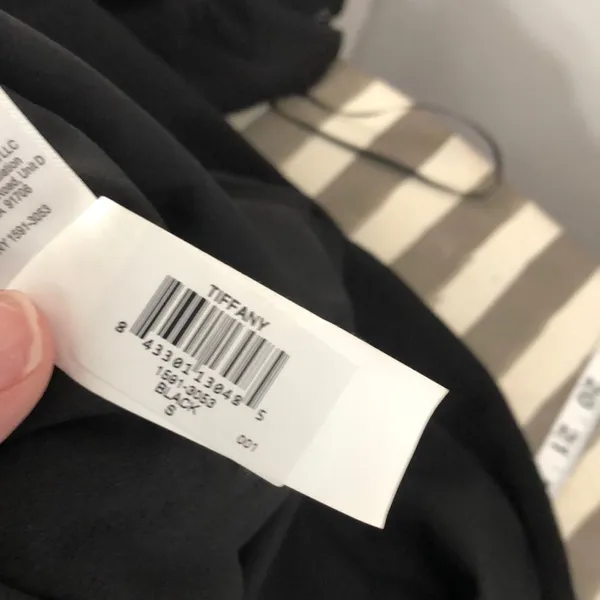 Dress the population NWT Tiffany 1 shoulder black midi dress size small - Image 13