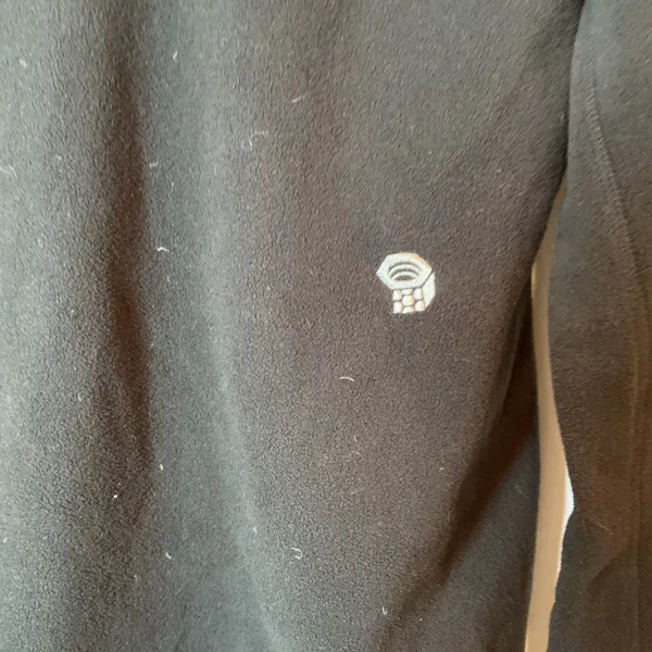 Mountain Hardwear Womens Fleece Pullover Black Long Sleeve Quarter‎ Zip Size S - Image 5