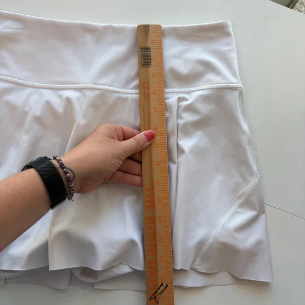 Athleta Ace Tennis Skort Women L White 13.5 Inch Athletic Skirt 657545-01 - Image 10