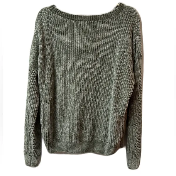 Serpentine Knit‎ Sweater Size Large Green - Image 2