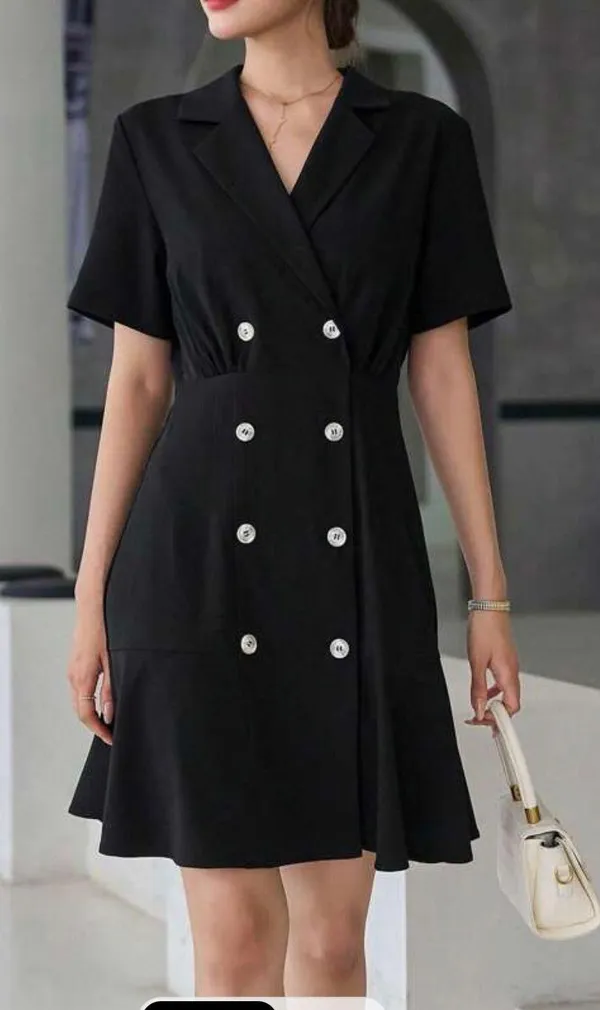 Vest dress Black - Image 9