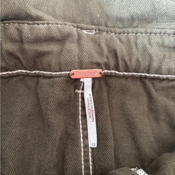 Free People Olive Green Skirt - Image 3