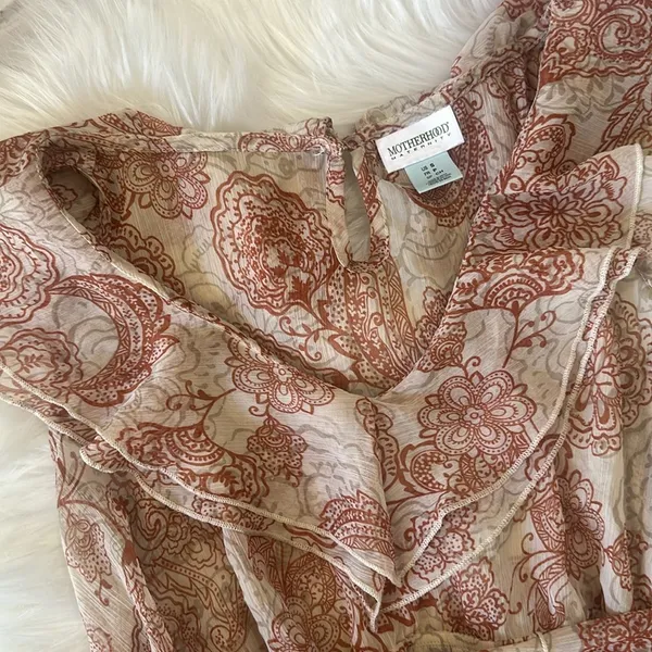 Motherhood Maternity Chiffon Blouse Size Small - Image 2