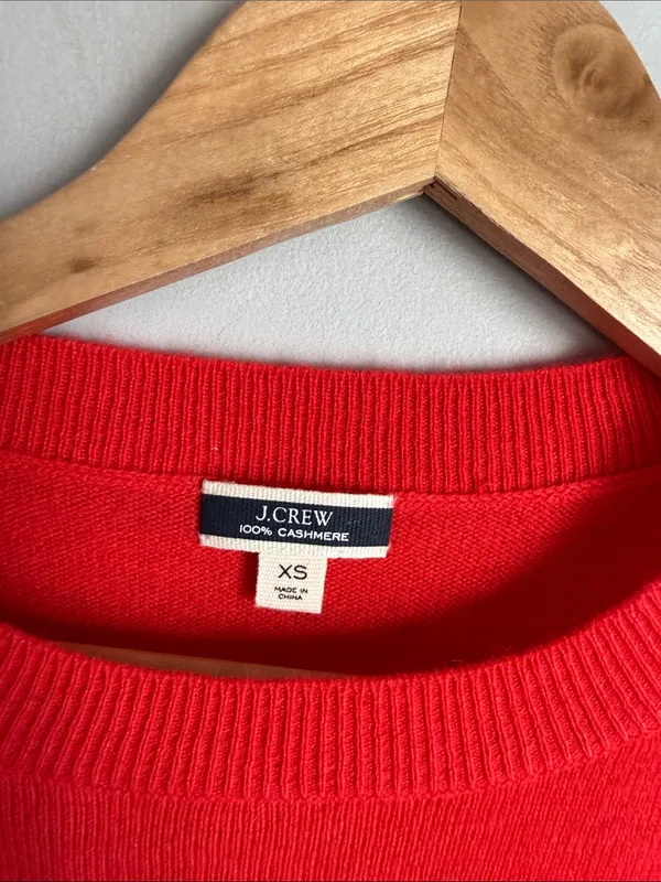 J Crew Cashmere classic-fit crewneck sweater XS - Image 6