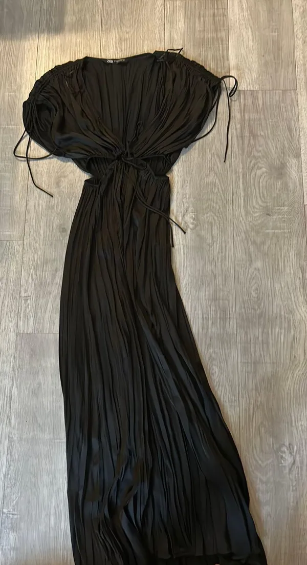 Zara Black Maxi Dress - Image 2