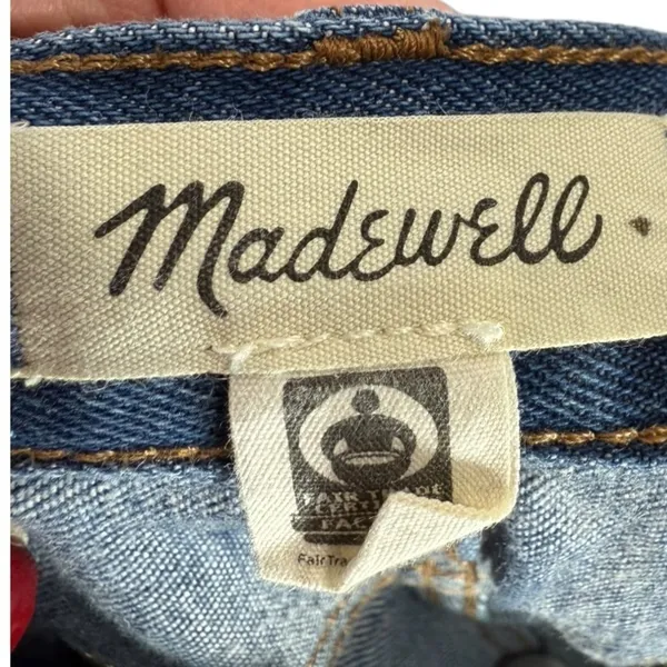 Madewell Baggy Straight Jeans Dark Worn Indigo Wash Size 30‎ Denim Casual - Image 3