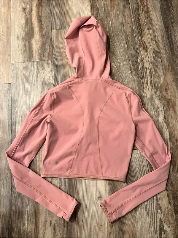 lululemon athletica Break a Trail 1/2 zip Performance Hoodie in pastel pink 2 - Image 6