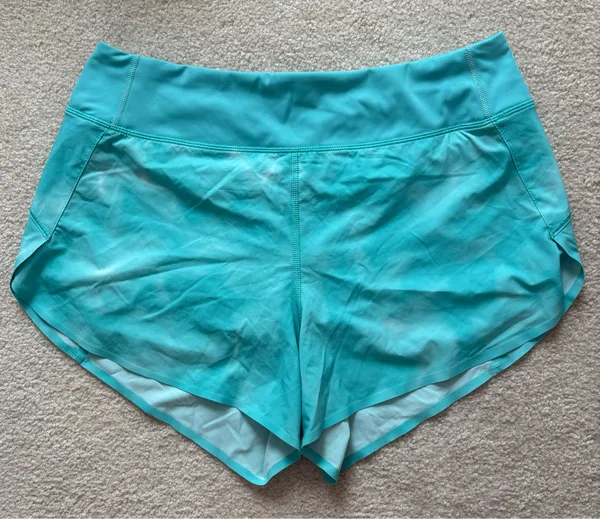 Athleta Run With It 3.5" Shorts Medium Blue - Image 2