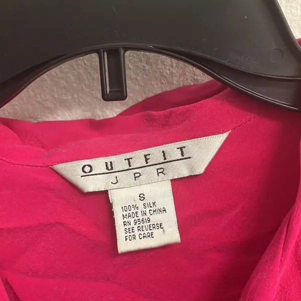 FINAL MARKDOWN Outfit jpr silk blouse small Pink - Image 2