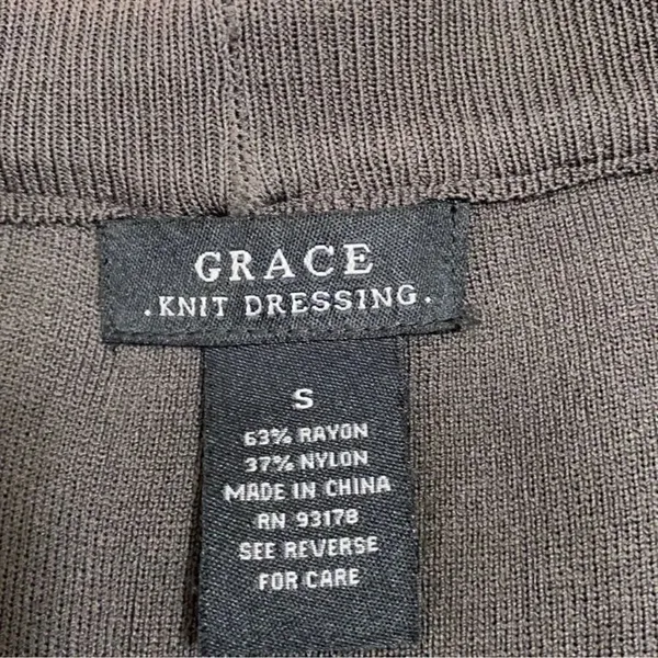 Grace knit dressing Olive Green Stretchy Pants(Size Small) Green - Image 5