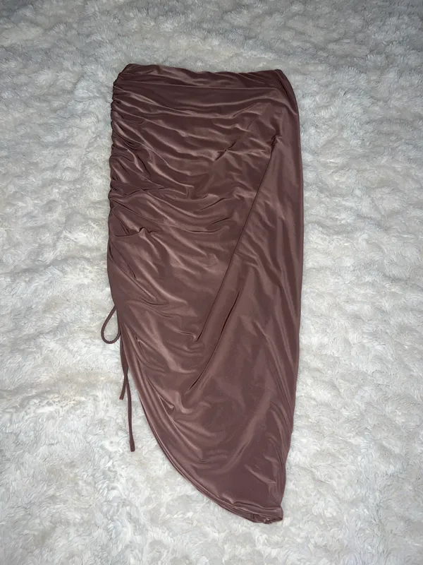 WAYF Brown Skirt - Image 3