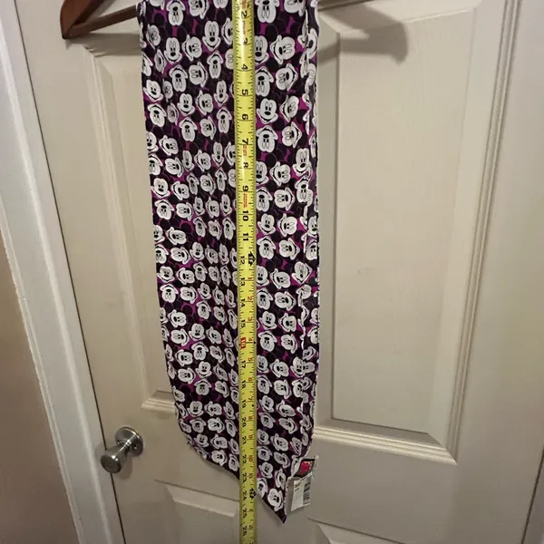 Vintage Disney Purple and Black Mickey Mouse scarf - Image 7